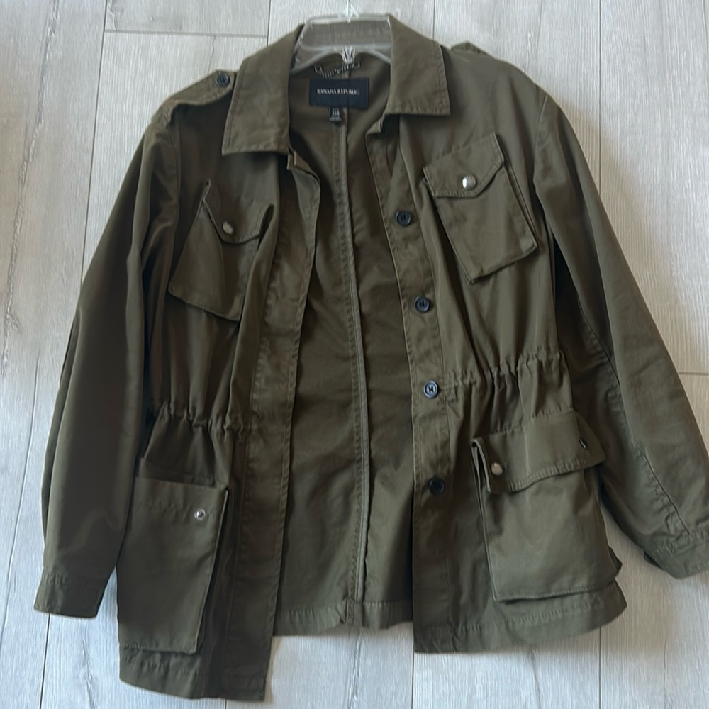 Banana Republic Army Green Jacket